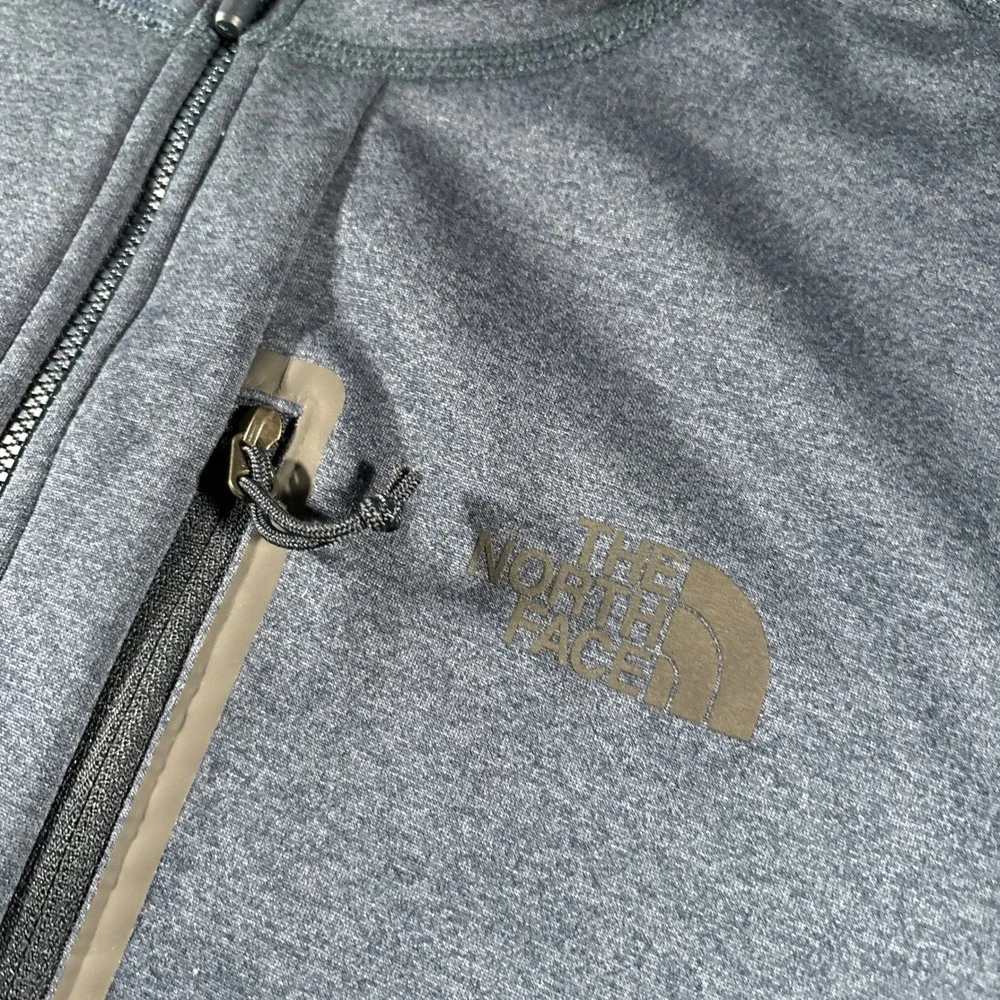 The North‎ Face Full Zip Jacket Mens XL Blue Heather Softshell NF0A7V64AVM